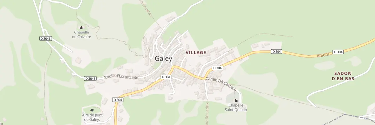 Plan du 20 Village à Galey