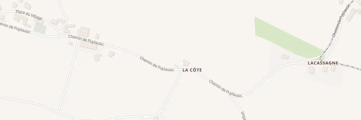 Plan du 1161 Chem de Puylausic à Montadet