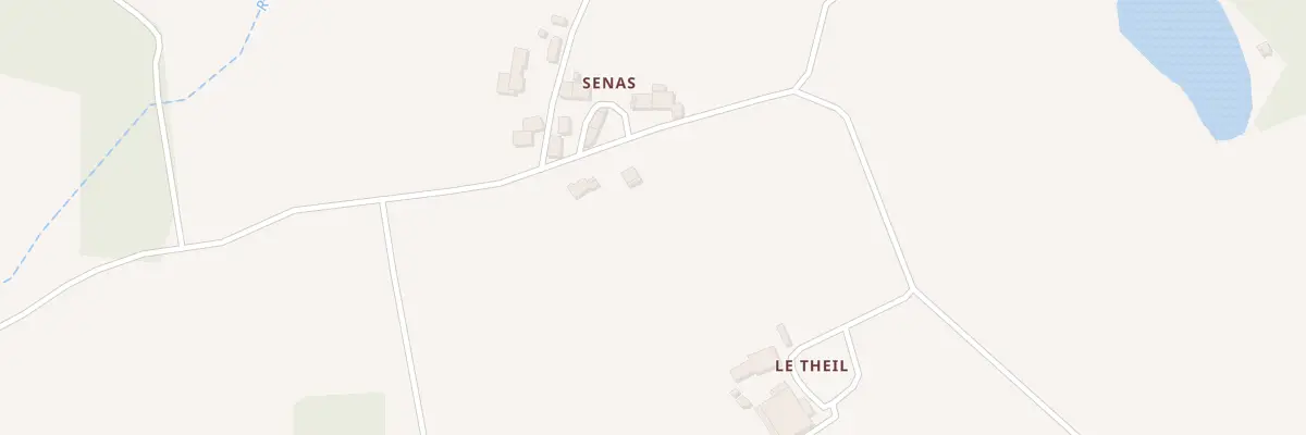 Plan du 5 Senas à Saint-Auvent