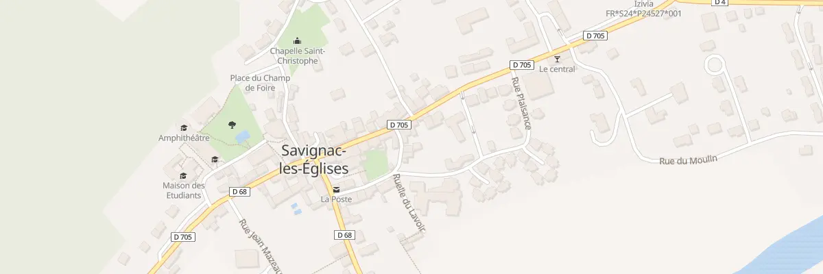 Plan du 33 Av Sylvain Bordas à Savignac-les-Églises