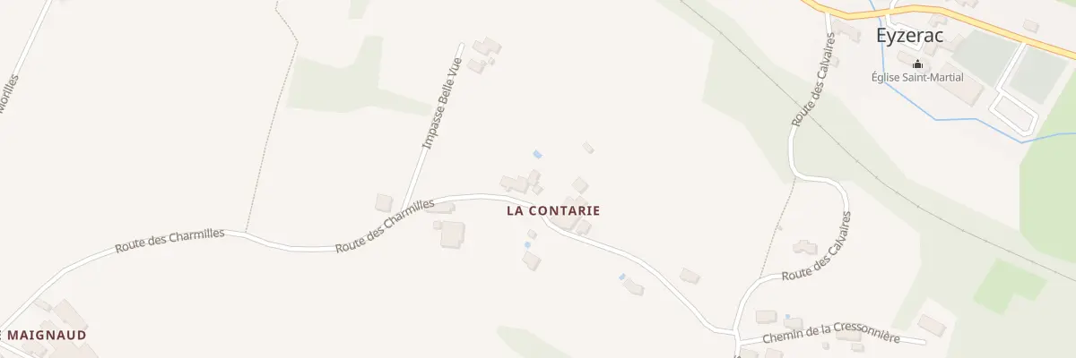 Plan du 240 Rte des Charmilles à Eyzerac