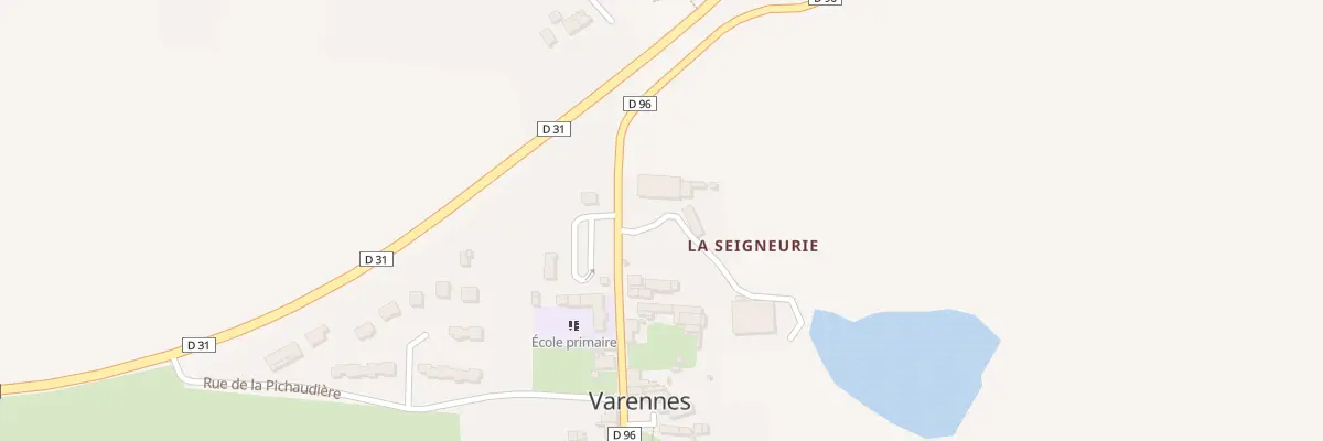 Plan du 20 Rue Grande Rue à Varennes
