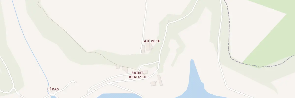 Plan du 5007 Au Pech à Saint-Beauzeil
