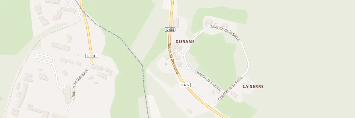 Plan du 140 Durans à Alan