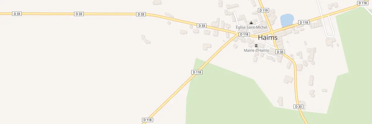 Plan du 5 Rte d’Antigny à Haims