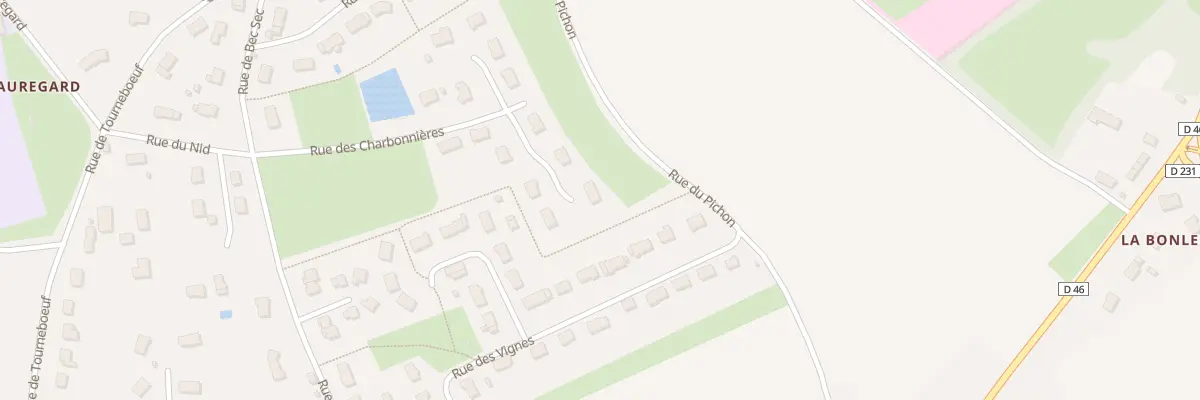 Plan du 6 Imp du Fouloir à Auzouer-en-Touraine
