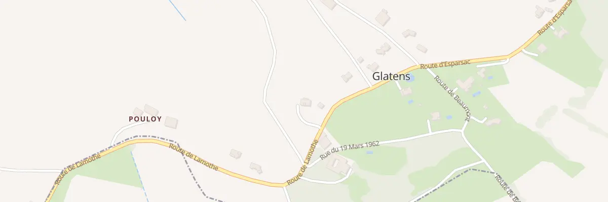 Plan du 5015 La Grave à Glatens