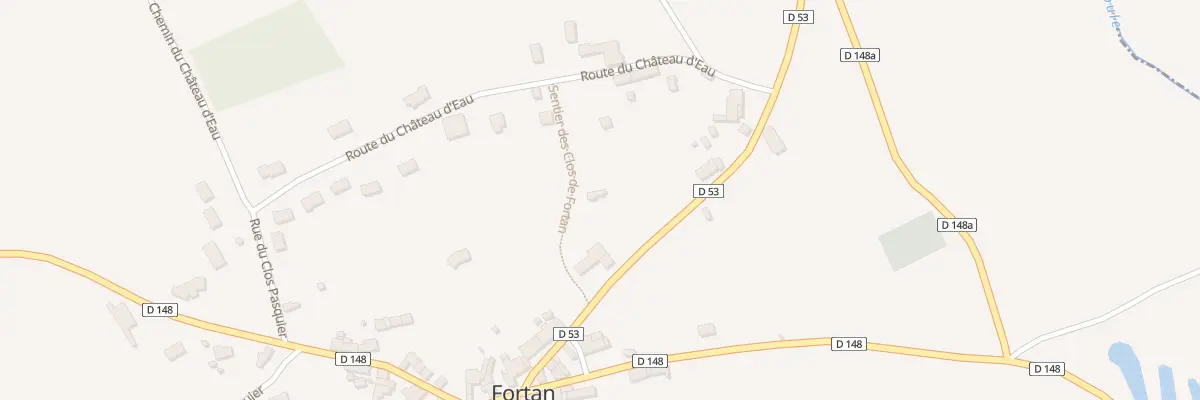 Plan du 11 Rte d’Epuisay à Fortan