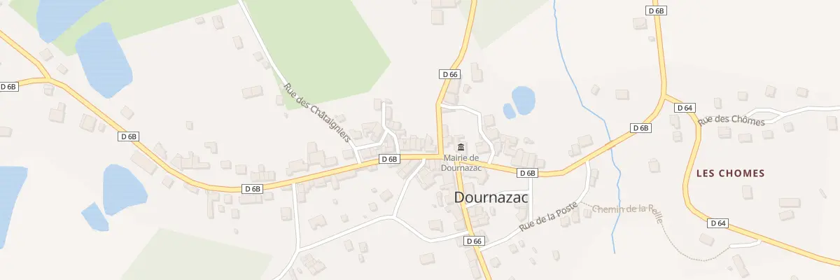 Plan du 6 Rue des Feuillardiers à Dournazac