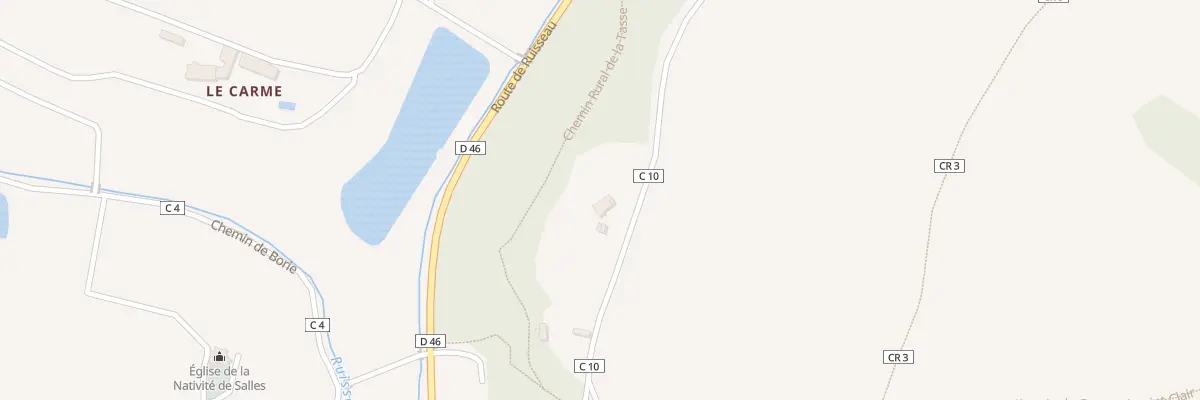 Plan du 175 Che de Pérox à Gasques