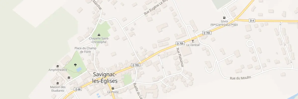 Plan du 46 Av Sylvain Bordas à Savignac-les-Églises