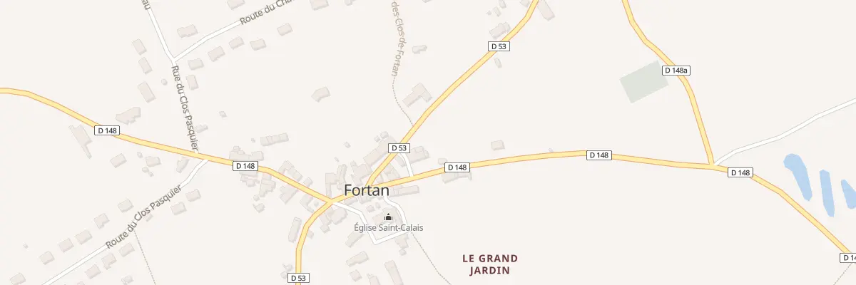 Plan du 5 Rte de Mazangé à Fortan