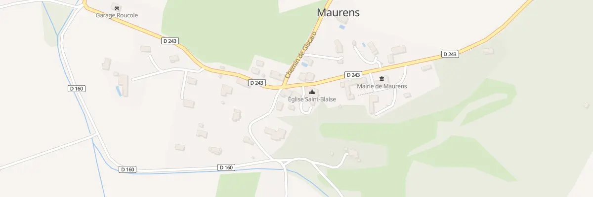 Plan du 5071 Au Village à Maurens