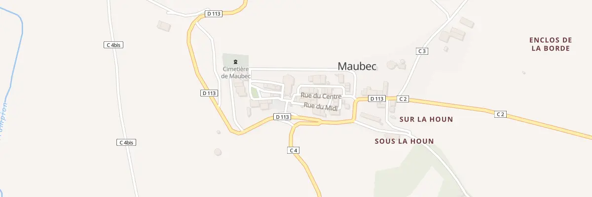 Plan du 5059 Village à Maubec