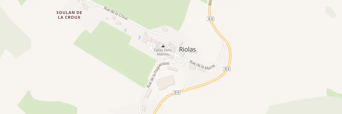 Plan du 22 Le Village à Riolas