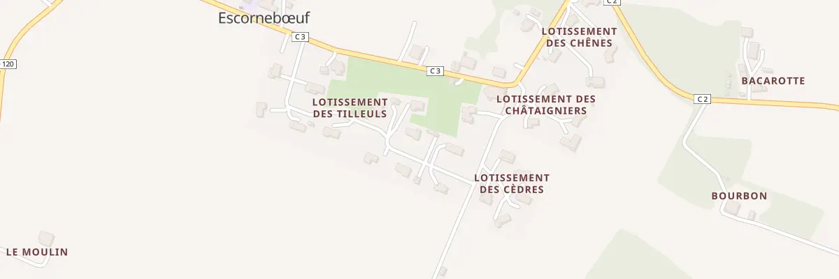 Plan du 7 Lot des Tilleuls à Escornebœuf