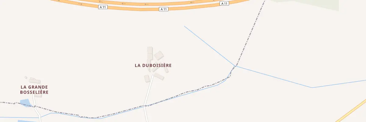Plan du 1 La Duboisiere à Authon-du-Perche