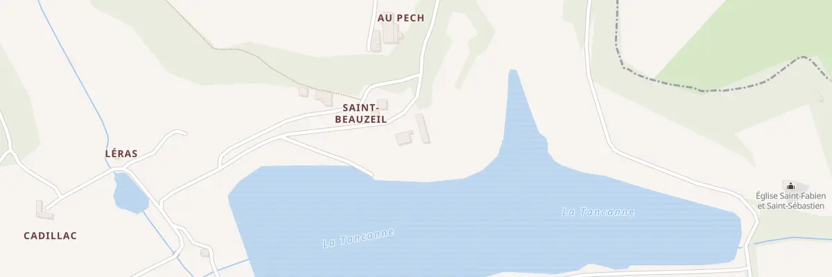 Plan du 421 Rte du Château à Saint-Beauzeil