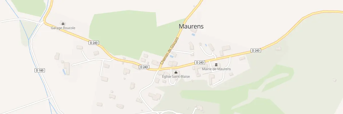 Plan du 5124 Au Village à Maurens
