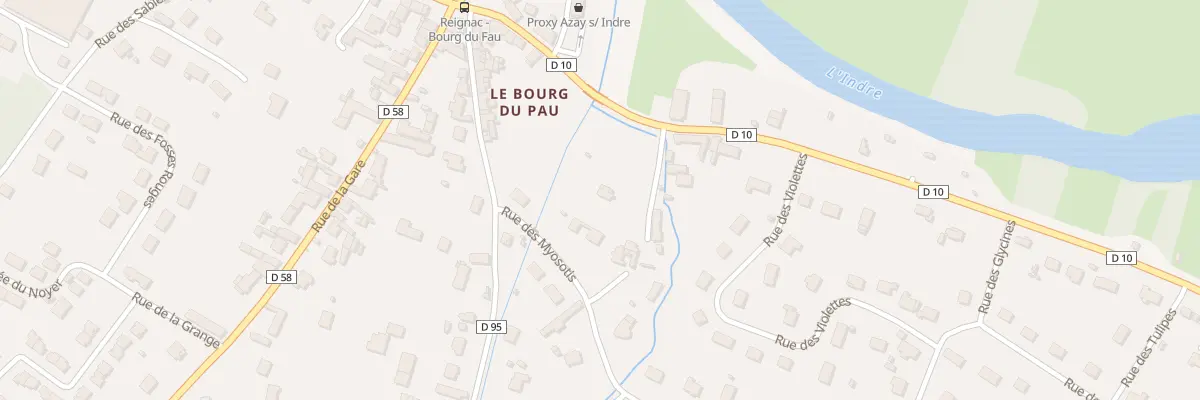 Plan du 1 Rue des Myosotis à Reignac-sur-Indre