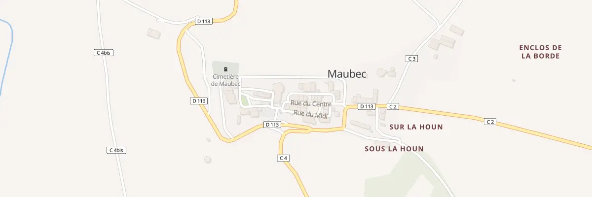 Plan du 5066 Village à Maubec