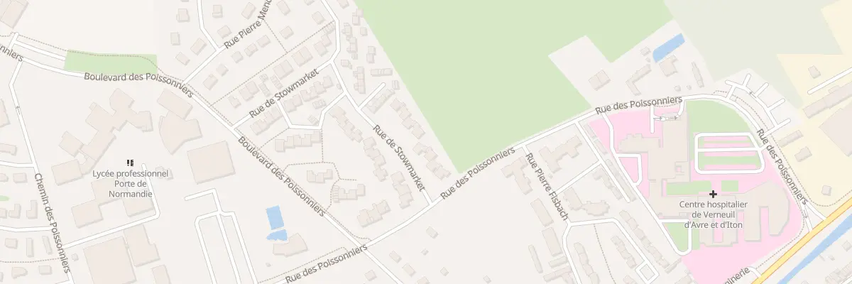 Plan du 44 Rue de Stowmarket à Verneuil d’Avre et d’Iton