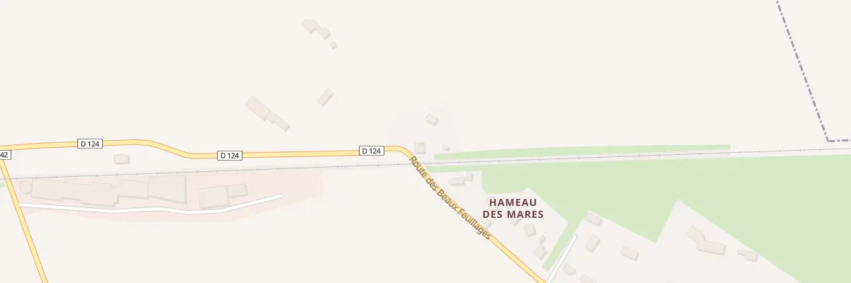 Plan du 1460 Rte des Beaux Feuillages à Saussay