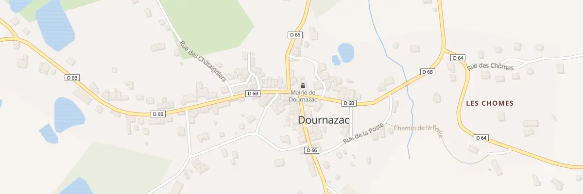 Plan du 2 Rue Raoul Monribot à Dournazac