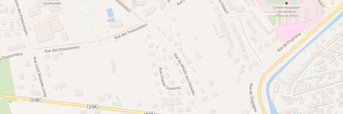 Plan du 209 Rue du Moulin aux Malades à Verneuil d’Avre et d’Iton