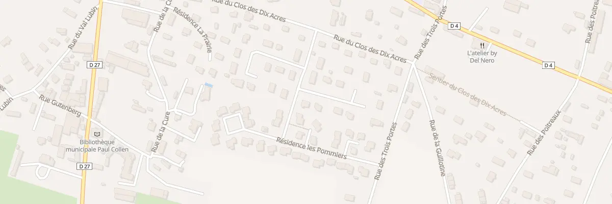 Plan du 14 Res les Pommiers à Luneray