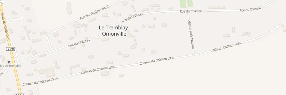 Plan du 5002 Rue du Château au Tremblay-Omonville