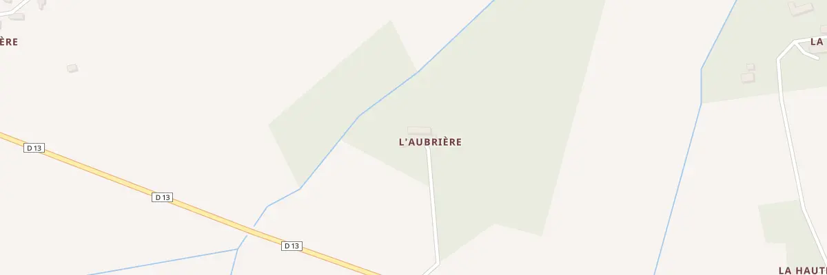 Plan du 166 L’Aubriere à Charbonnières