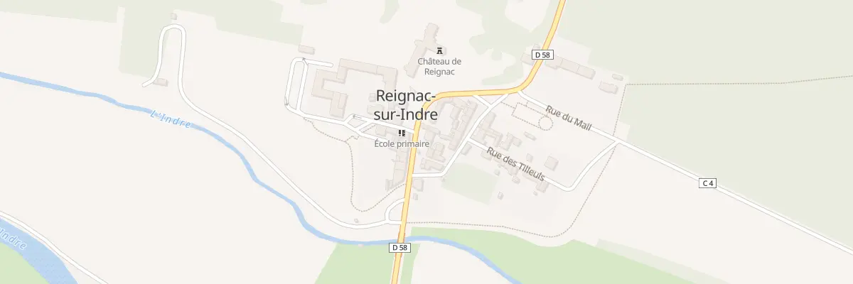 Plan du 18 Rue Louis de Barberin à Reignac-sur-Indre