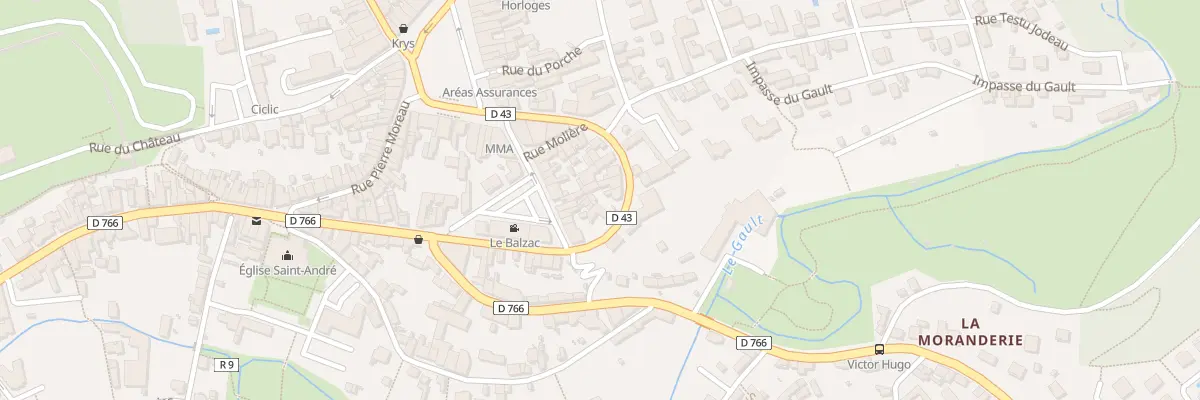 Plan du 16 Rue de la République à Château-Renault