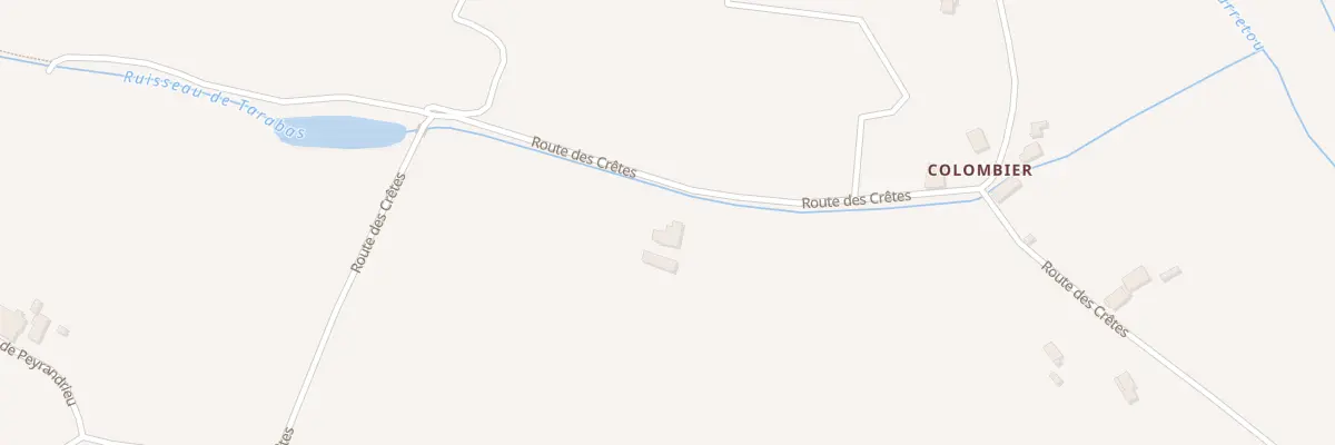 Plan du 735 Rte des Crêtes à Gasques