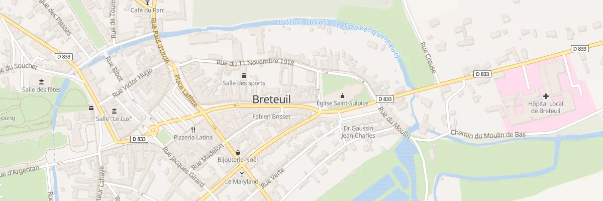 Plan du 145 Rue Aristide Briand à Breteuil