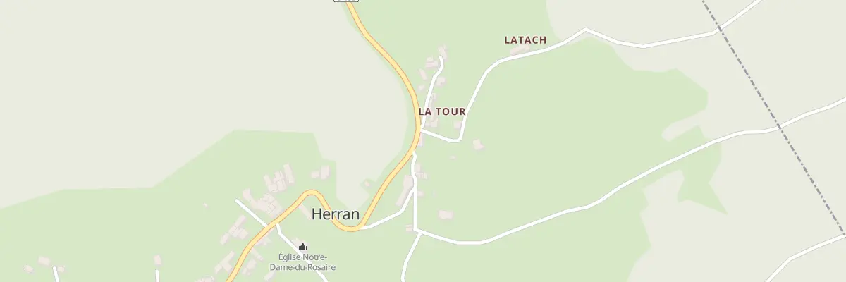Plan du 68 Hameau de Latour à Herran