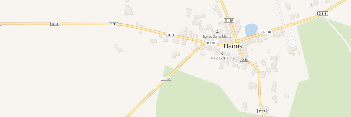 Plan du 8 Rte de Montmorillon à Haims