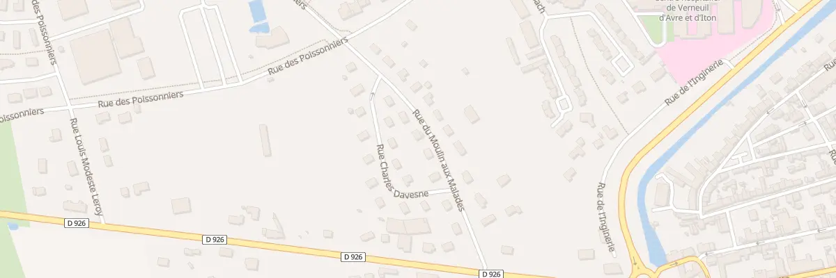 Plan du 189 Rue du Moulin aux Malades à Verneuil d’Avre et d’Iton