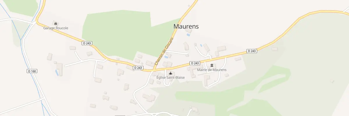 Plan du 6 Rue du Village à Maurens