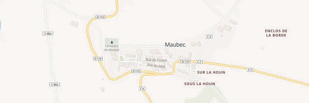 Plan du 5067 Village à Maubec