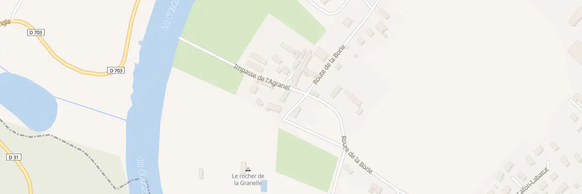 Plan du 105 La Borie au Bugue