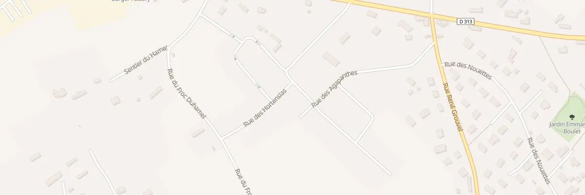Plan du 25 Rue des Hortensias à Bosroumois