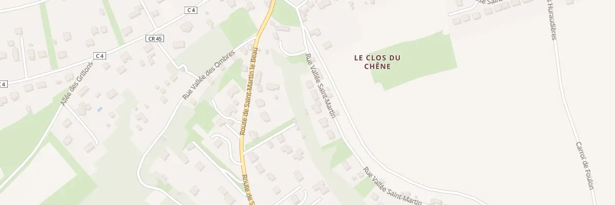 Plan du 6B Rue Vallée Saint-martin à Lussault-sur-Loire
