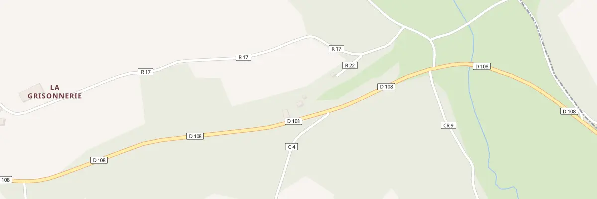 Plan du 2 La Grisonnerie à Sasnières