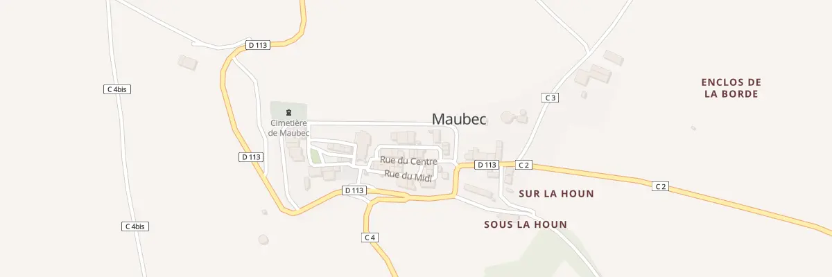 Plan du 5068 Village à Maubec