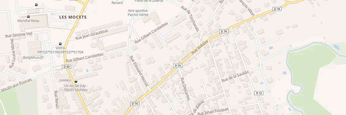 Plan du 37 Rue Voltaire à Château-Renault