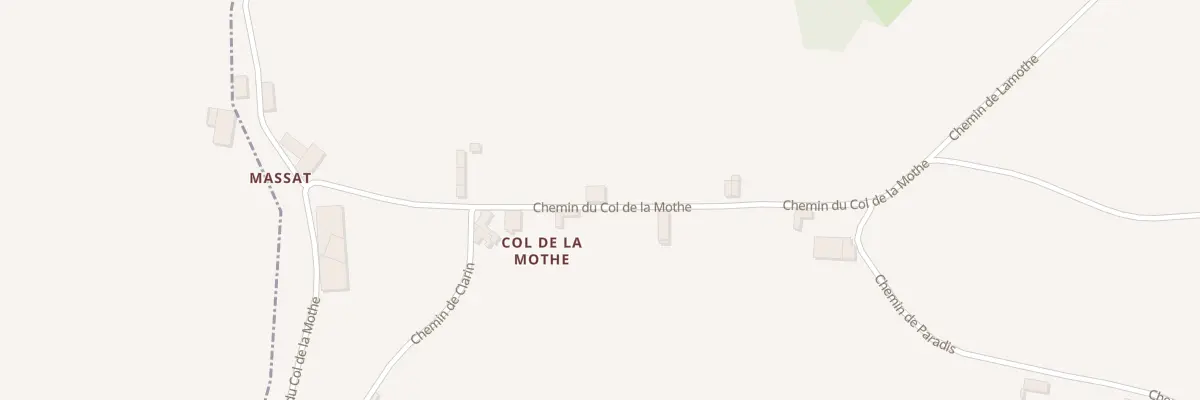 Plan du 8 Col de la Mothe à Montgaillard-de-Salies