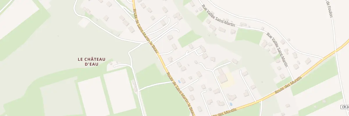Plan du 33 Rte de Saint-martin-le-beau à Lussault-sur-Loire