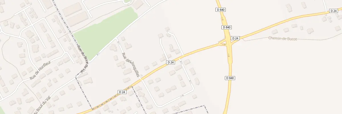 Plan du 13 Rue du Neubourg à Crosville-la-Vieille